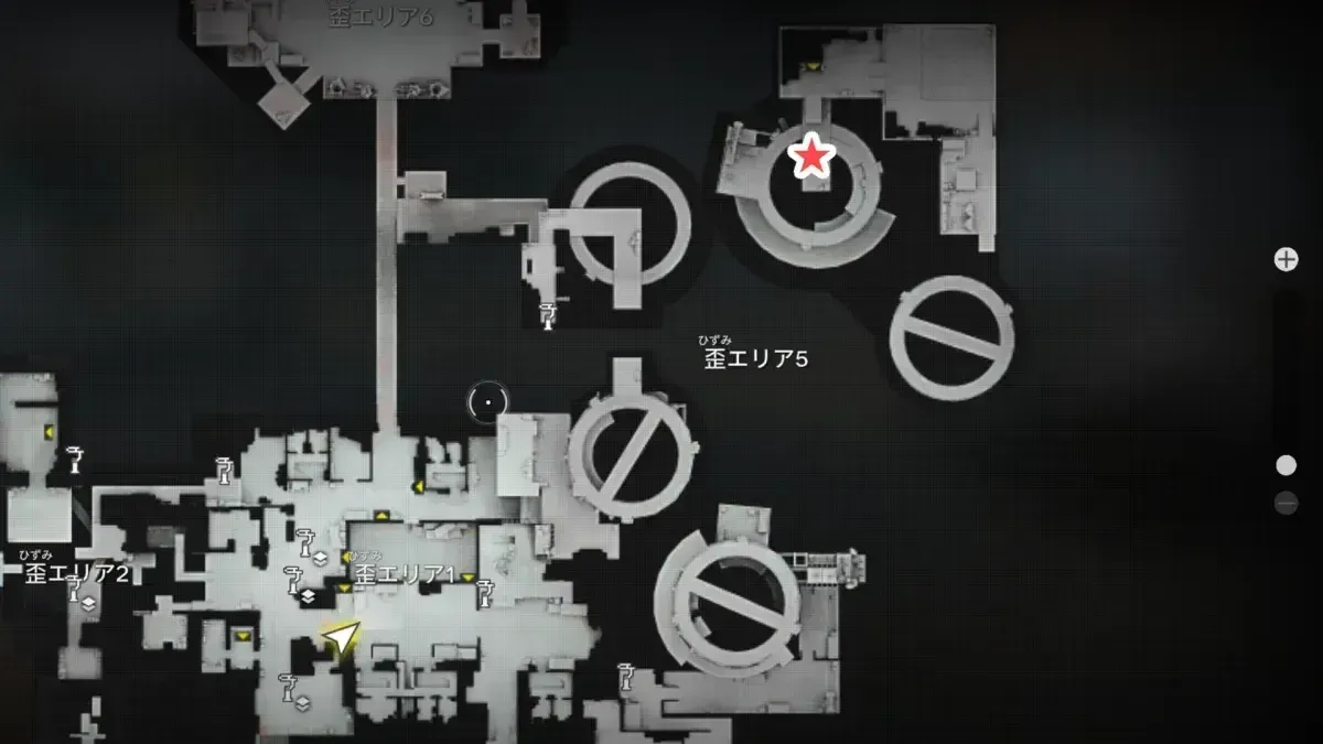 エリア5のマップ画像