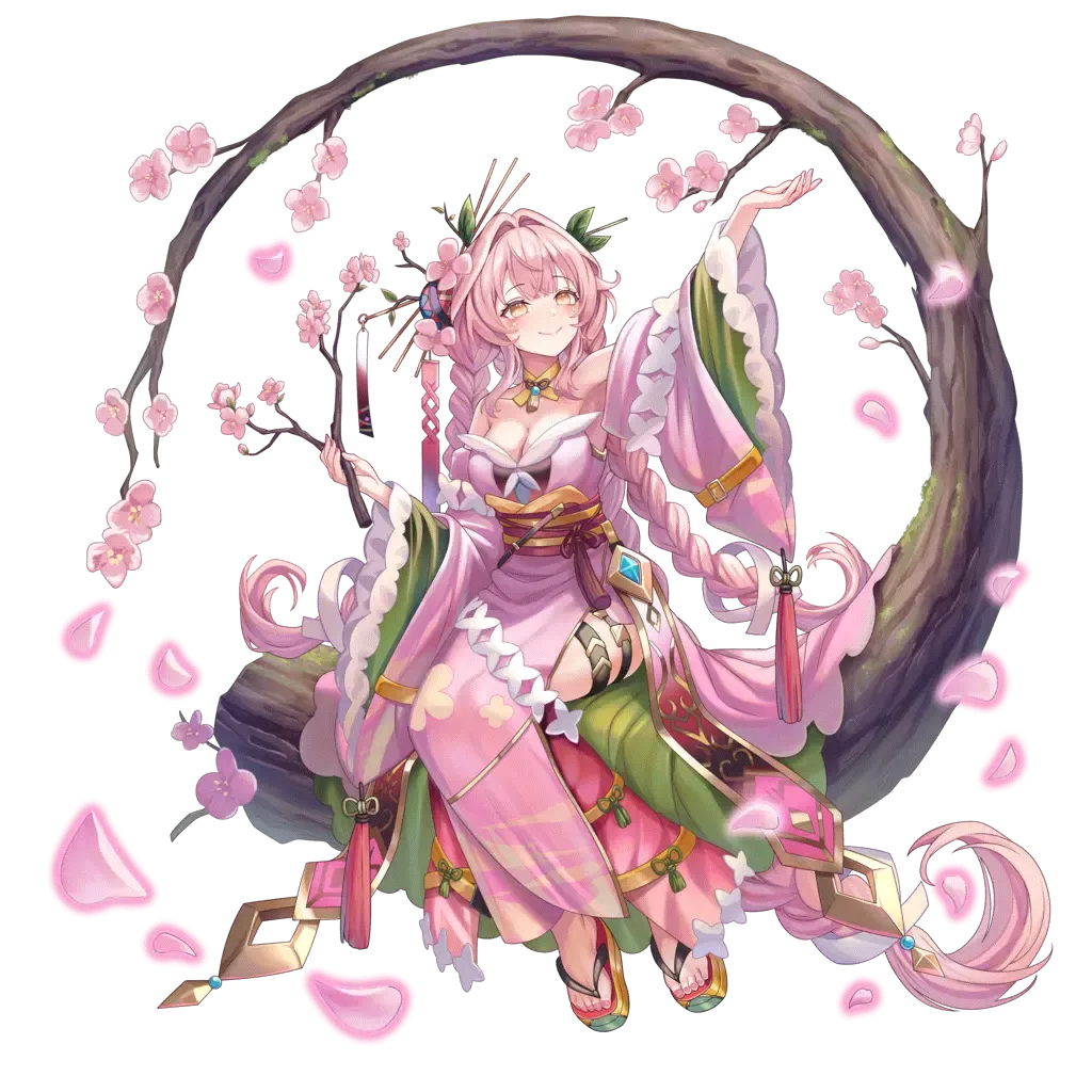 オセロニアの［咲き初めの巫女］エルフェリアの画像