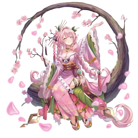 オセロニアの［咲き初めの巫女］エルフェリアの画像