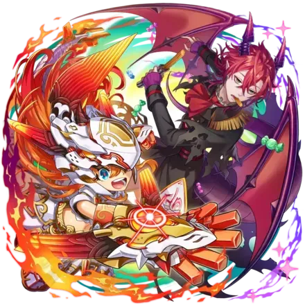 オセロニアの［凸凹チーム？］ロライン＆オーの画像