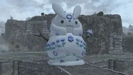 雪像の出現