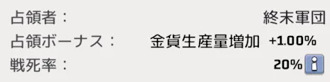 占領ボーナス