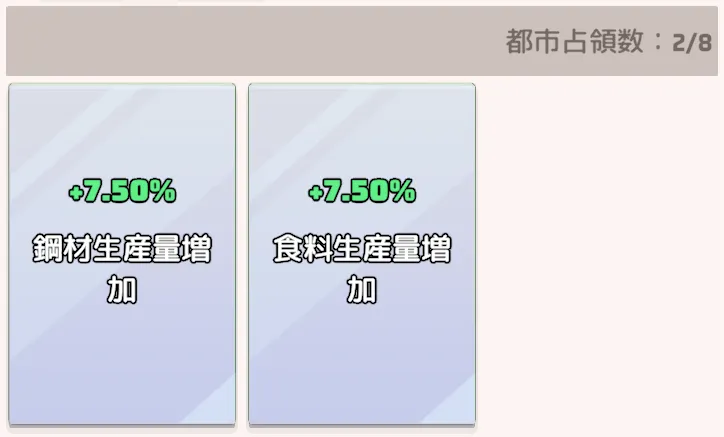占領ボーナス