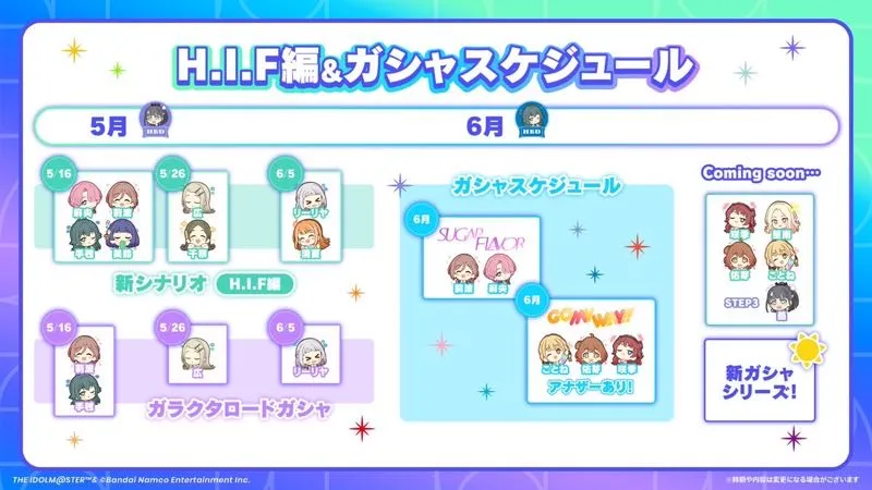 ガチャスケジュール