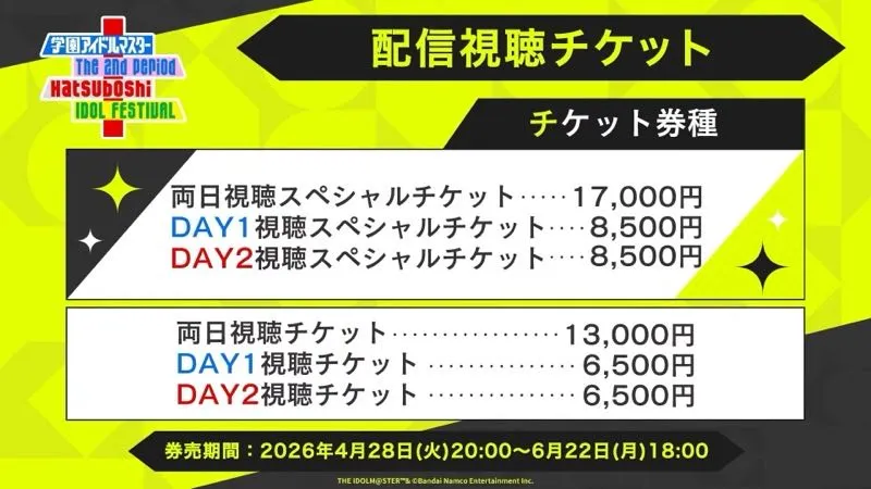 配信チケット