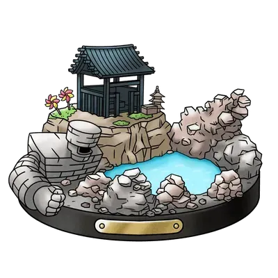 恐山の置物