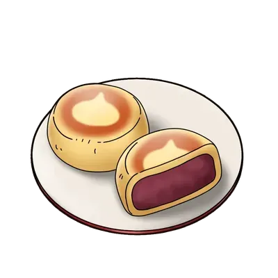 山吹色のまんじゅう