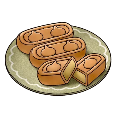 ミルクあんの焼き菓子