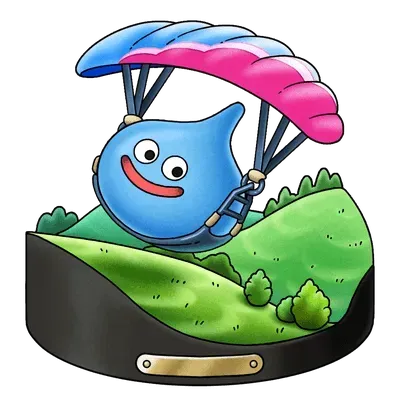 パラグライダーの置物