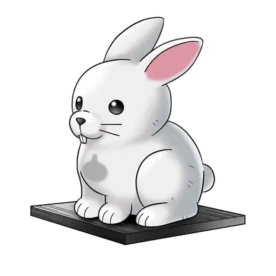 うさぎの置物