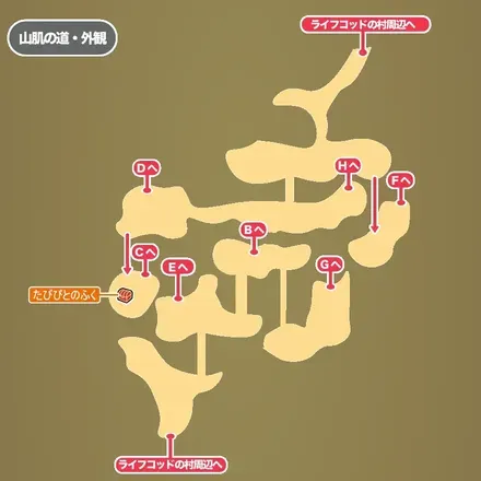 山肌の道（上）・外観画像