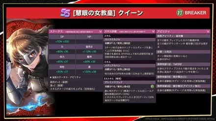 SSレゾナンスクイーン(慧眼の女教皇)スタイル詳細