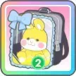 リボンうさぎ（黄）画像