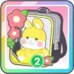 花うさぎ（黄）画像