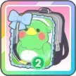 リボンインコ（緑）画像