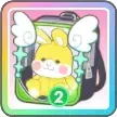 羽うさぎ（緑）画像