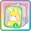 うさぎ（緑）画像