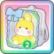 リボンうさぎ（緑）画像