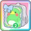 リボンインコ（緑）画像