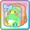 リボンインコ（黄）画像