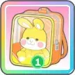 うさぎ（黄）画像