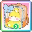 リボンうさぎ（黄）画像
