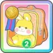 メダルうさぎ（黄）画像