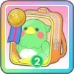 メダルインコ（黄）画像