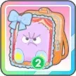 リボンもじゃ（赤）画像
