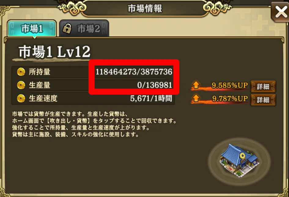 所持上限オーバー赤囲い