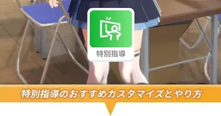 特別指導おすすめカスタマイズ