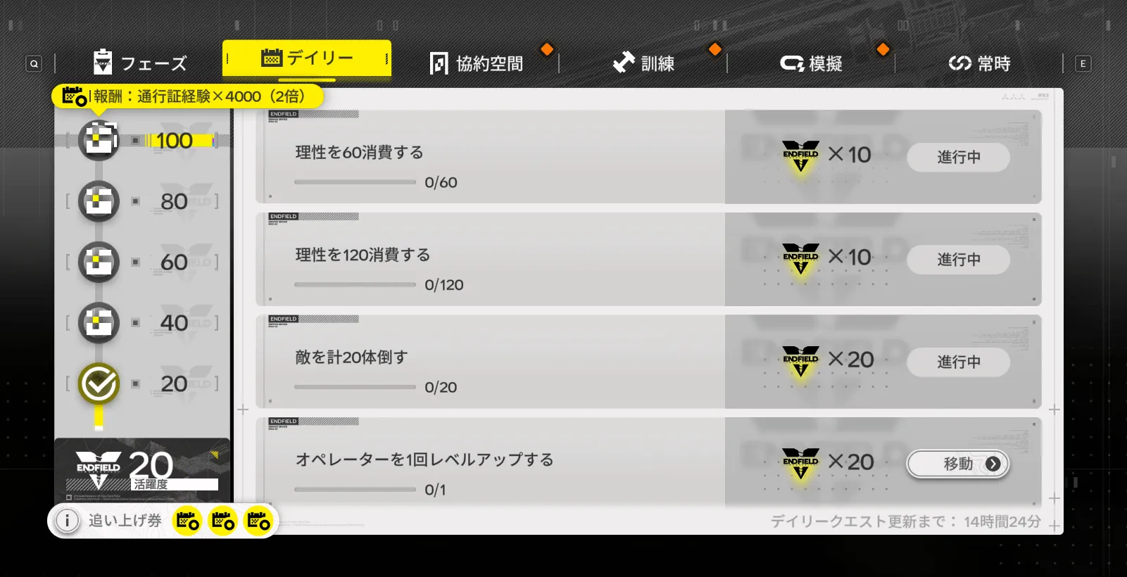 探索レベルメリット4