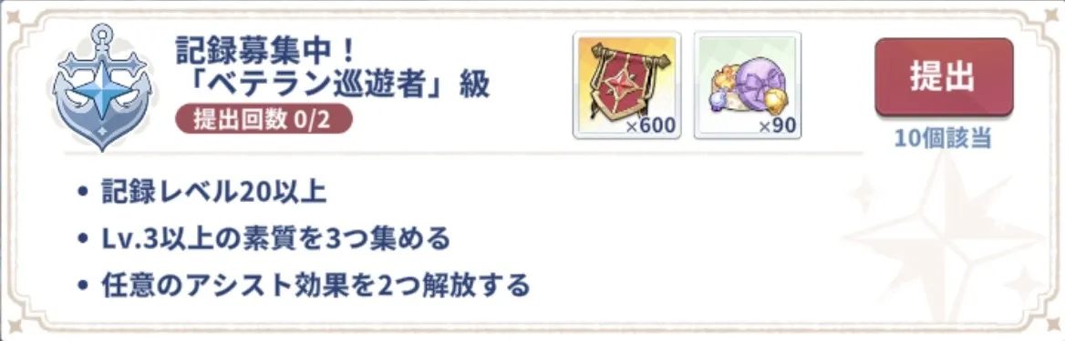 ベテラン巡遊者