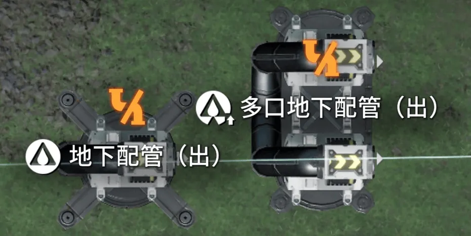 地下配管出