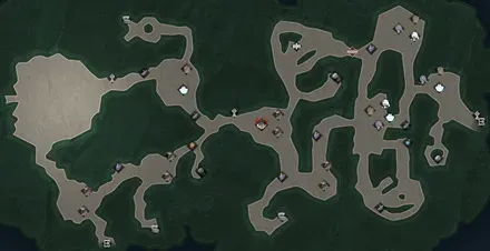 星降る森のマップ