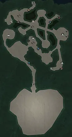毒水の沼のマップ