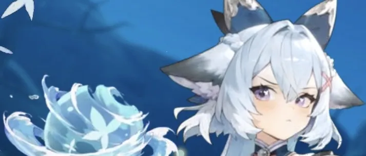 朝露の精気を秘めた狐少女
