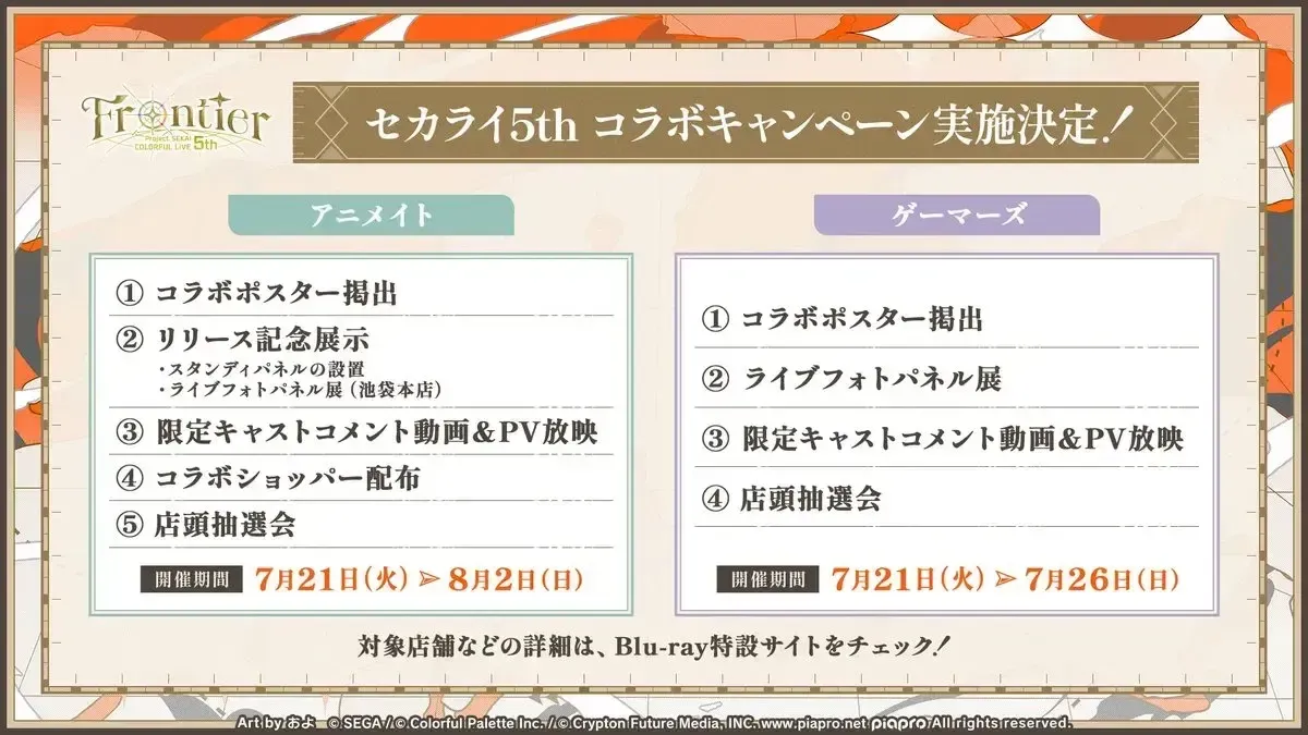 セカライ5thコラボ