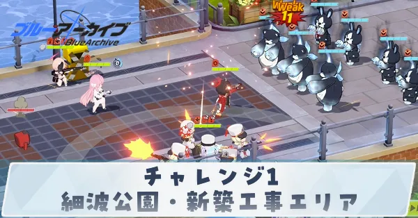 チャレンジ1「細波公園・新築工事エリア」