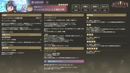 かなぎの性能