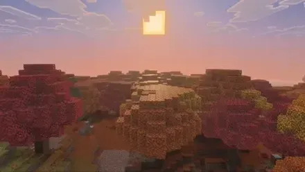 まだらな森の風景