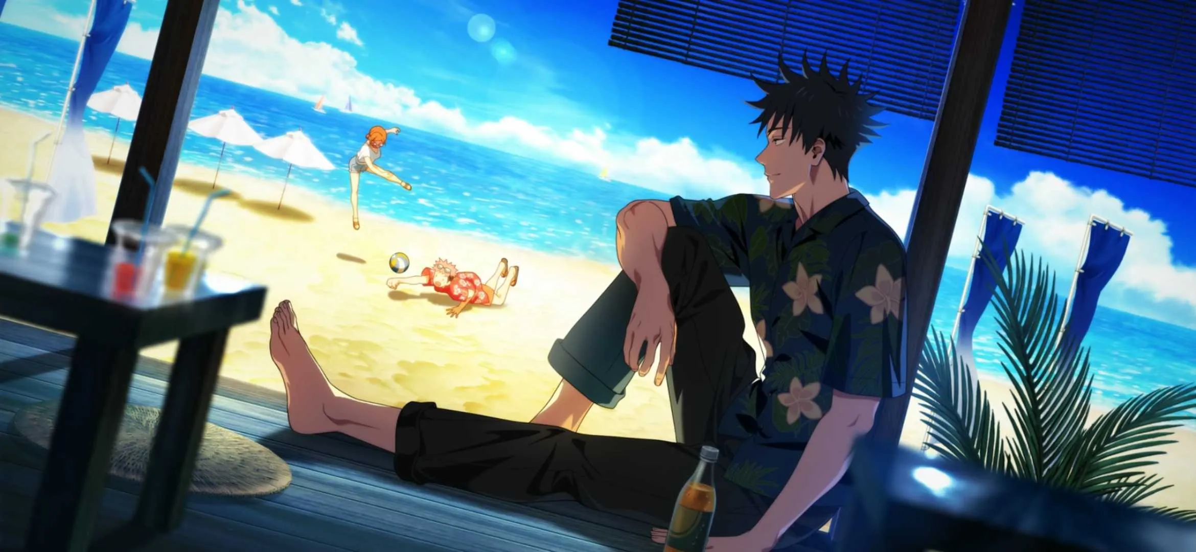「海風に涼む」伏黒恵のキャラ画像