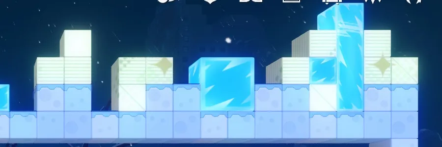画面上部のブロック2