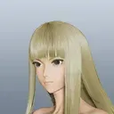 パッツンカールロング