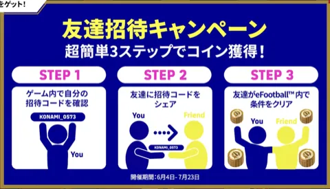 友達招待キャンペーン