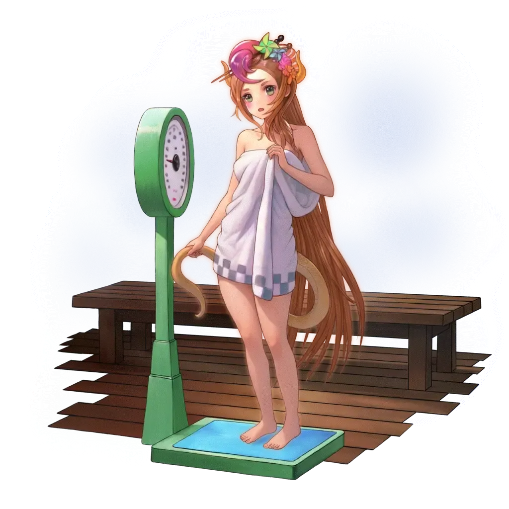 オセロニアの［ドキドキ体重測定］ちかぜの画像
