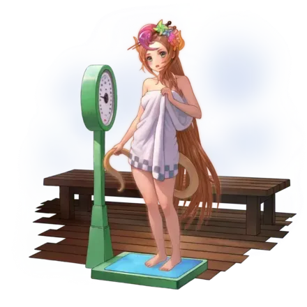 オセロニアの［ドキドキ体重測定］ちかぜの画像