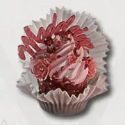 複雑な味のカップケーキ画像