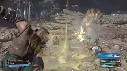 アクションとコマンドが融合したバトル
