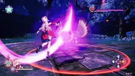 魔法や剣で戦うバトルシーン